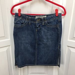 Express Denim Jean Skirt
